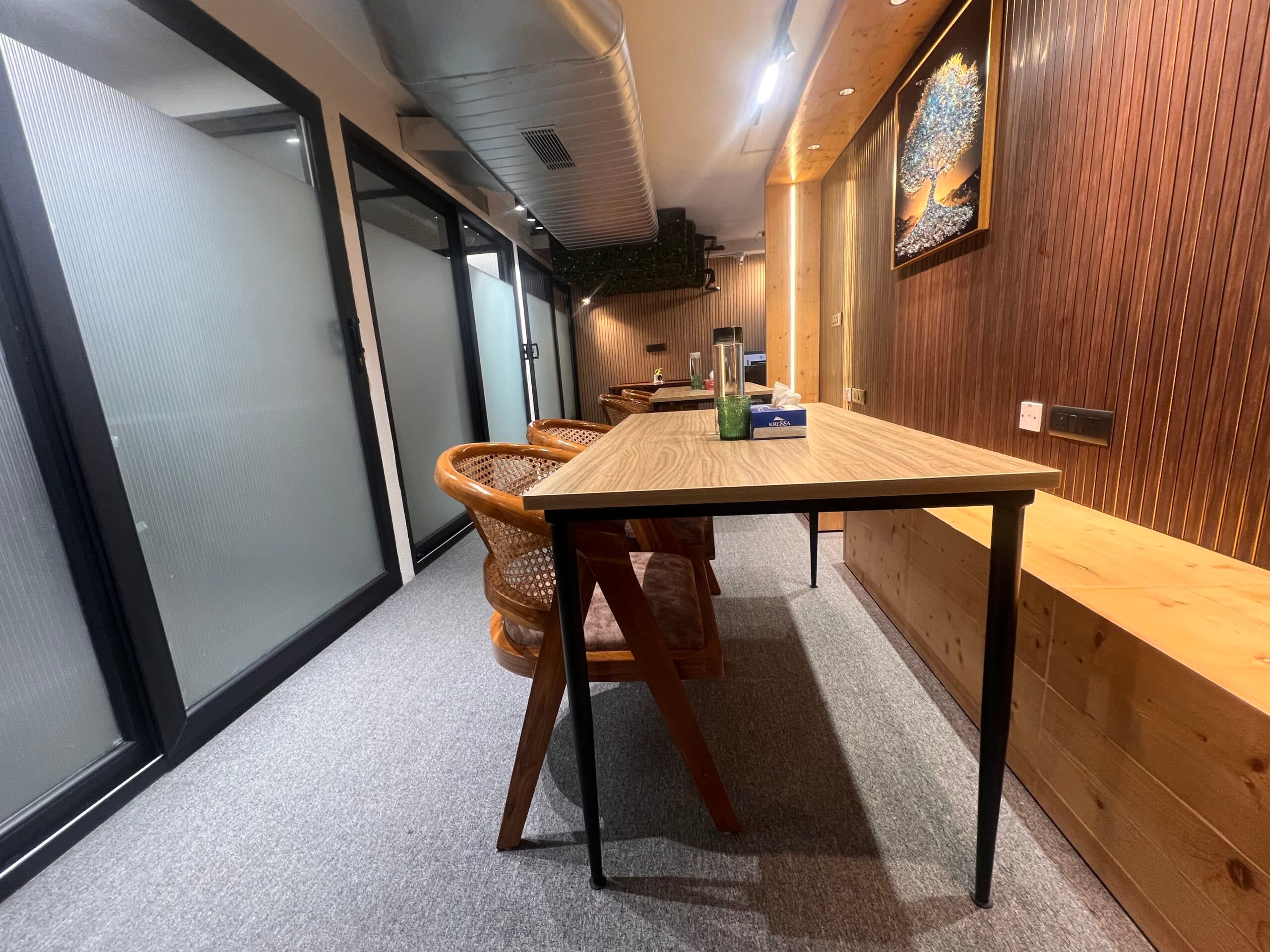 Workspace at COVYOM, Malcha Marg